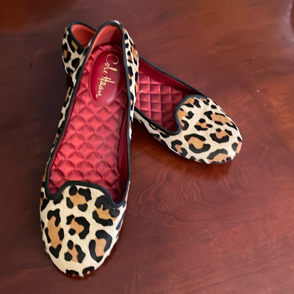 Cole Haan x Nike Air leopard print flats. Size 9.